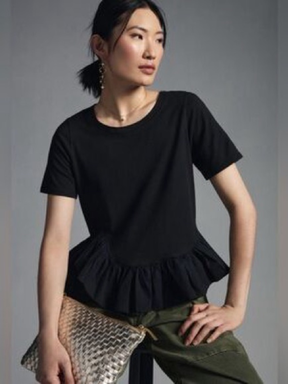 Maeve Ruffle hem with peplum